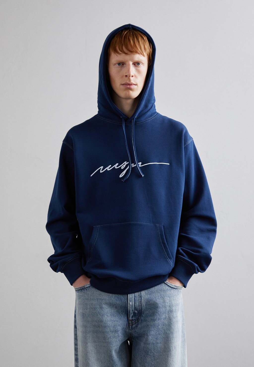 Толстовка FELPA MSGM, цвет navy