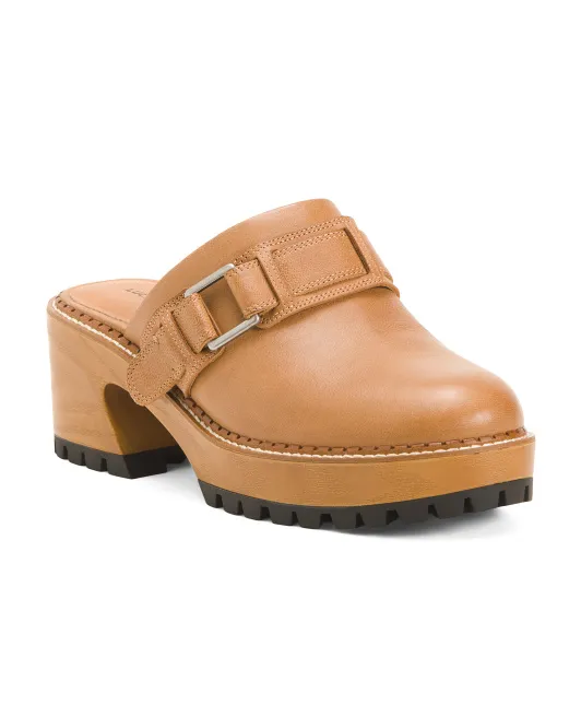

Кожаные сабо Ришона Lucky Brand, цвет Tan