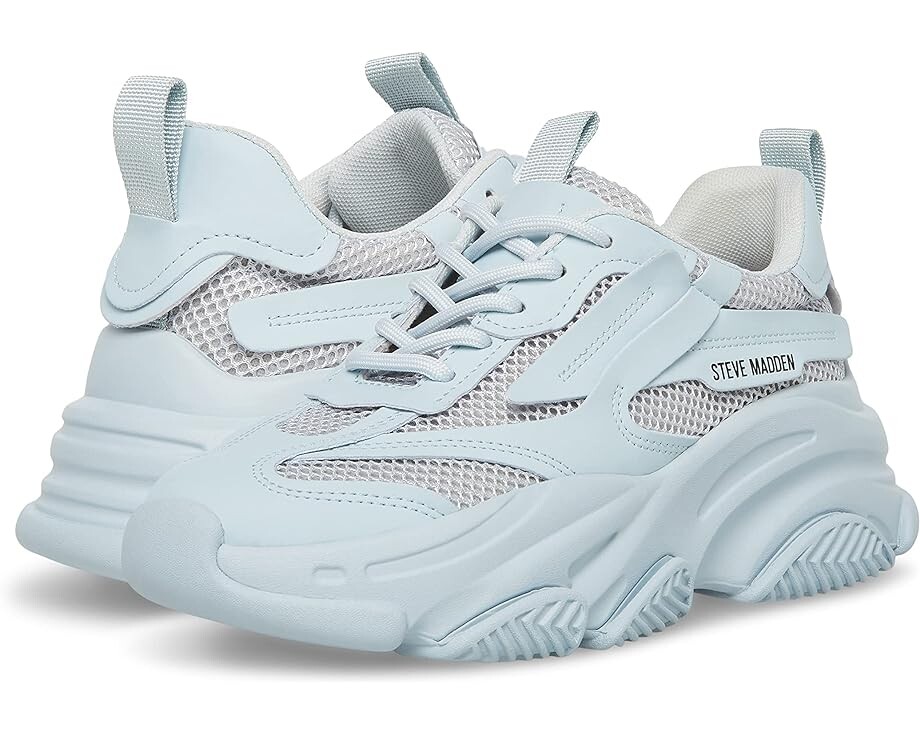

Кроссовки Steve Madden Possession Sneaker, светло-синий