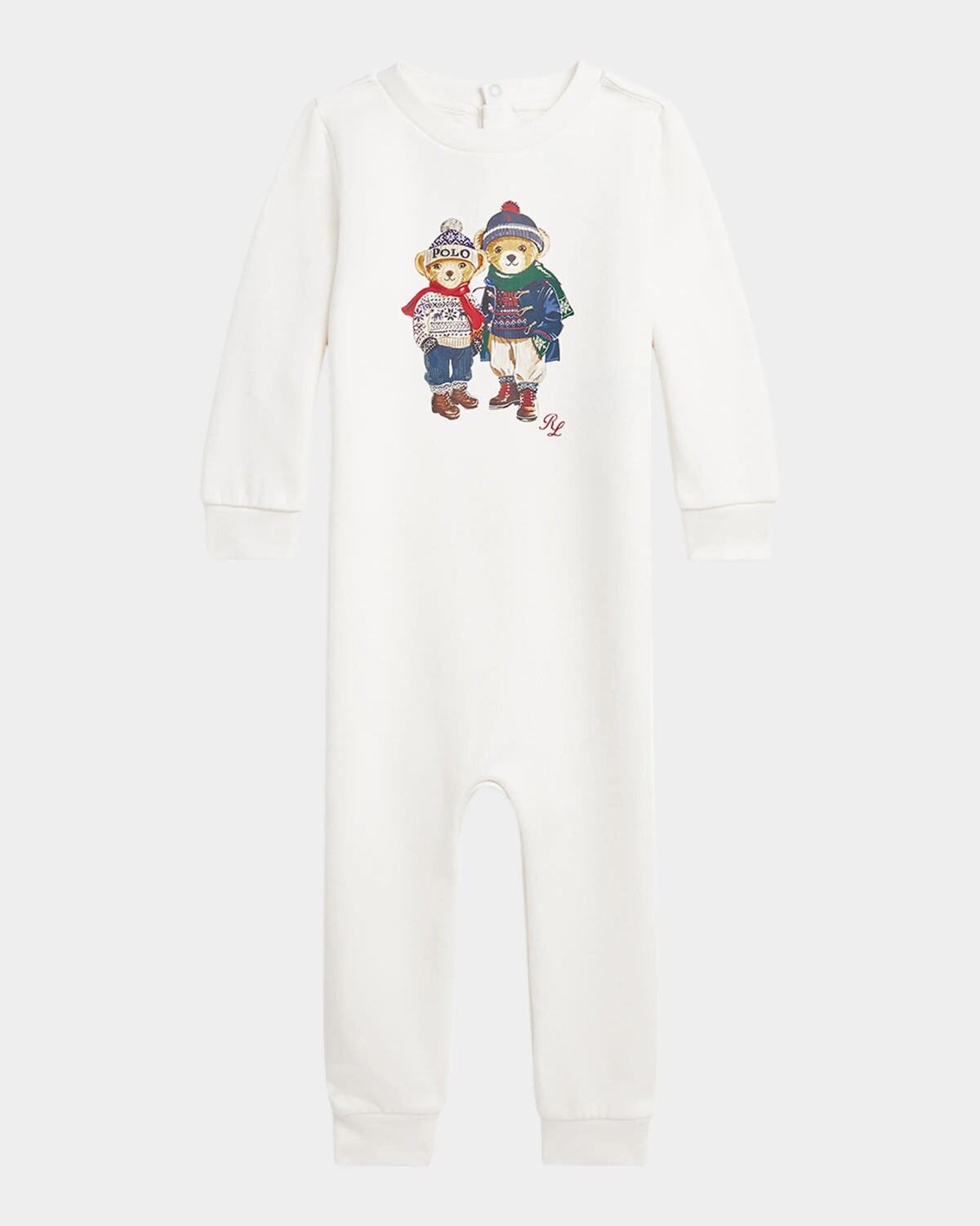 

Комбинезон-поло с рисунком медведя для мальчика, размер 3–12 м Ralph Lauren Childrenswear, цвет Nevis
