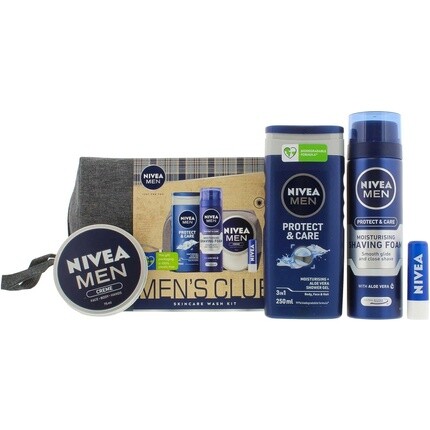

Мужской клубный гель для душа для ухода за кожей, 250 мл, Nivea