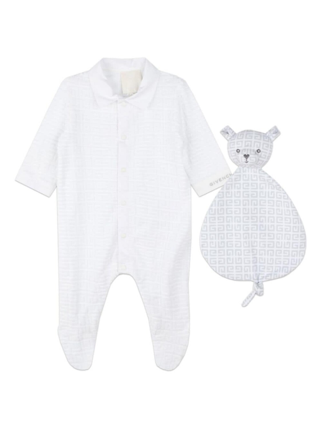 

Givenchy Kids комплект из пижамы и комфортера с логотипом 4G, белый