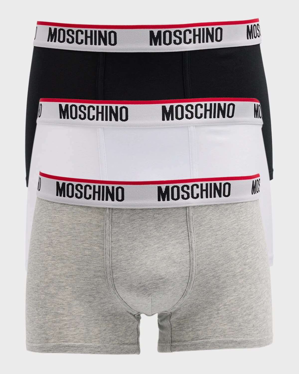

Мужские трусы с логотипом (3 пары) Moschino, цвет Black Multi