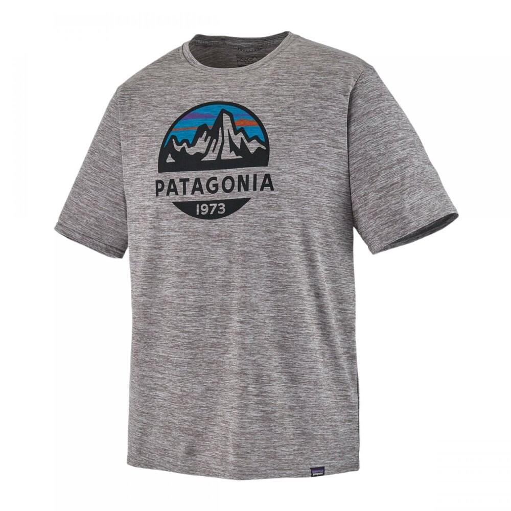 

Футболка с коротким рукавом Patagonia Capilene Cool Daily Graphic, серый