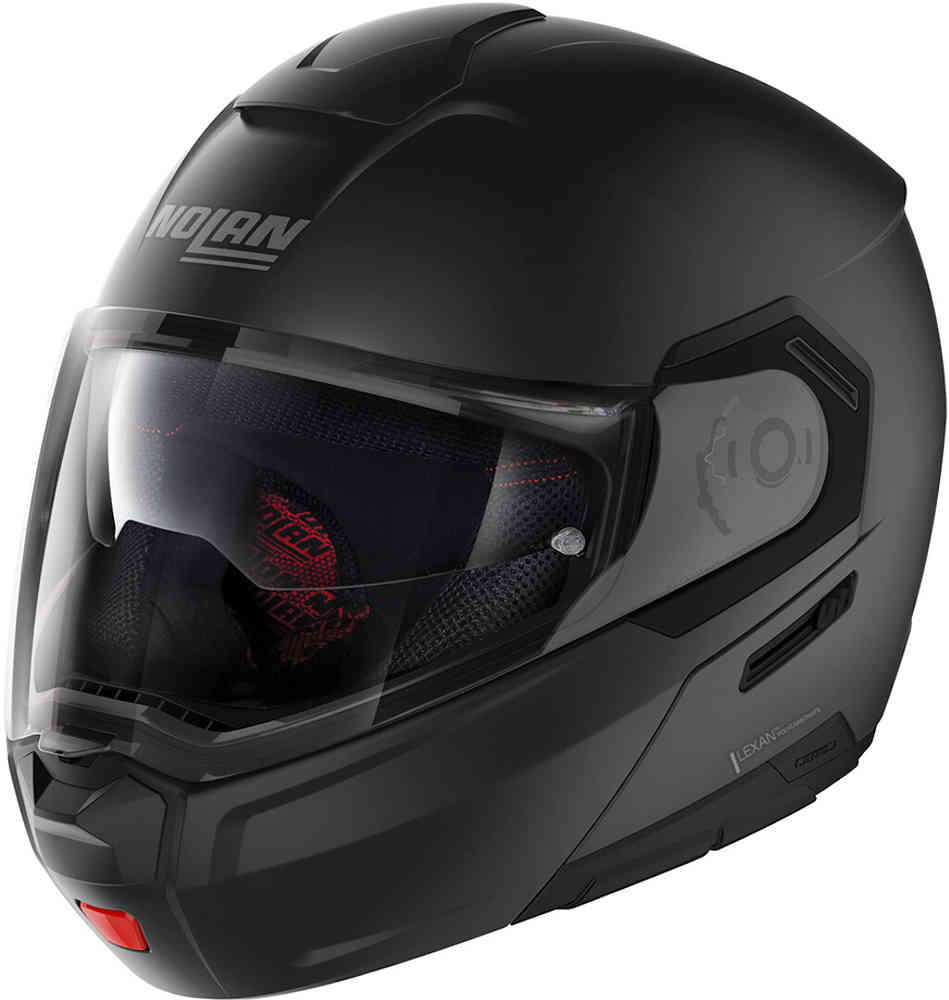 N90-3 Классический шлем N-Com Nolan, черный мэтт