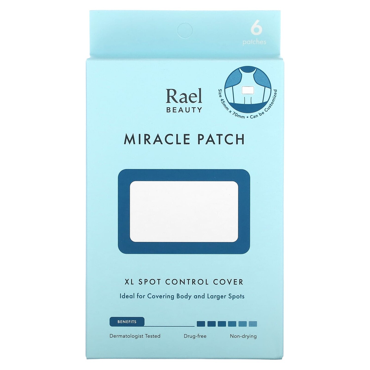 

Inc., Beauty, Miracle Patch, покрытие для борьбы с пятнами, XL, 6 патчей, Rael