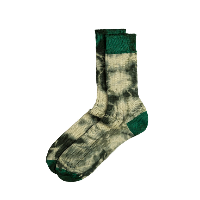 Носки Ymc Tie Dye Sock YMC, зеленый