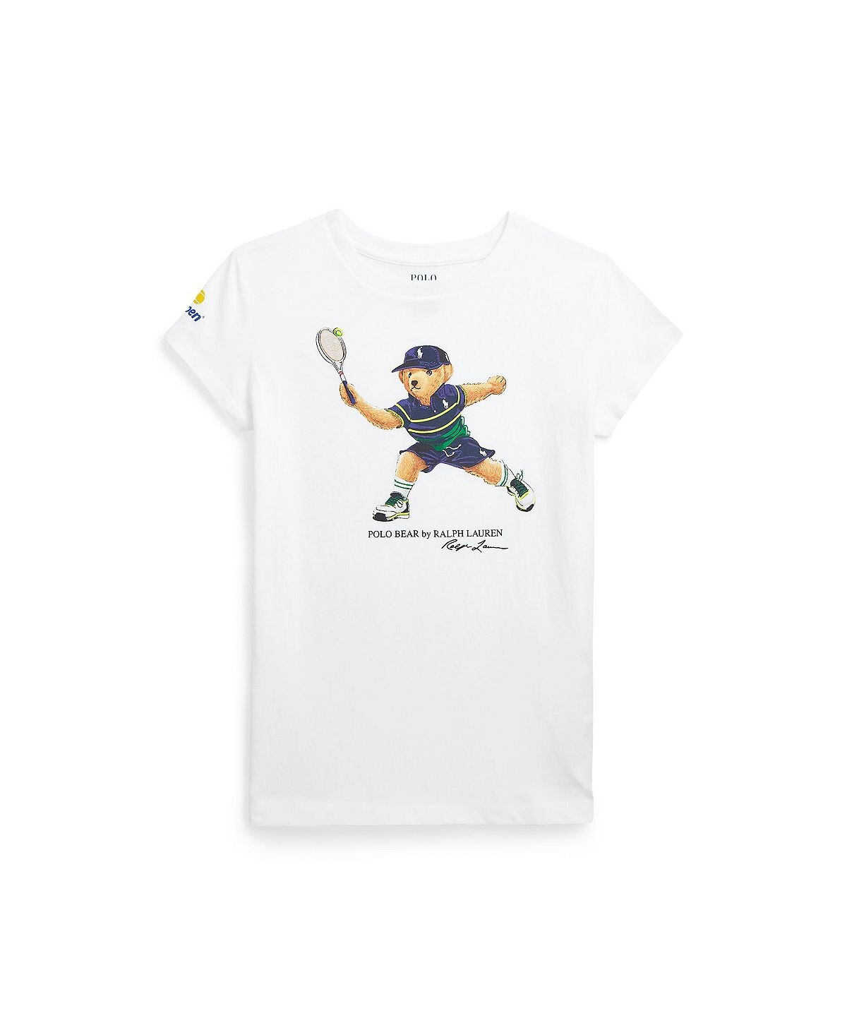 

Футболка из хлопкового джерси Big Girls US Open Polo Bear Polo Ralph Lauren