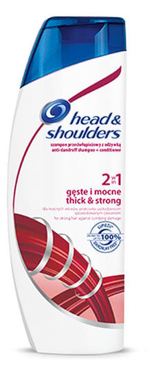 

Шампунь против перхоти с кондиционером 2в1, 360 мл Head &Shoulders, Thick&Strong, Head & Shoulders