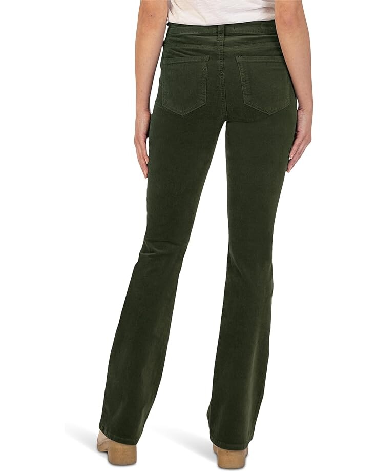 

Брюки KUT from the Kloth Natalie Corduroy Bootcut, цвет Moss