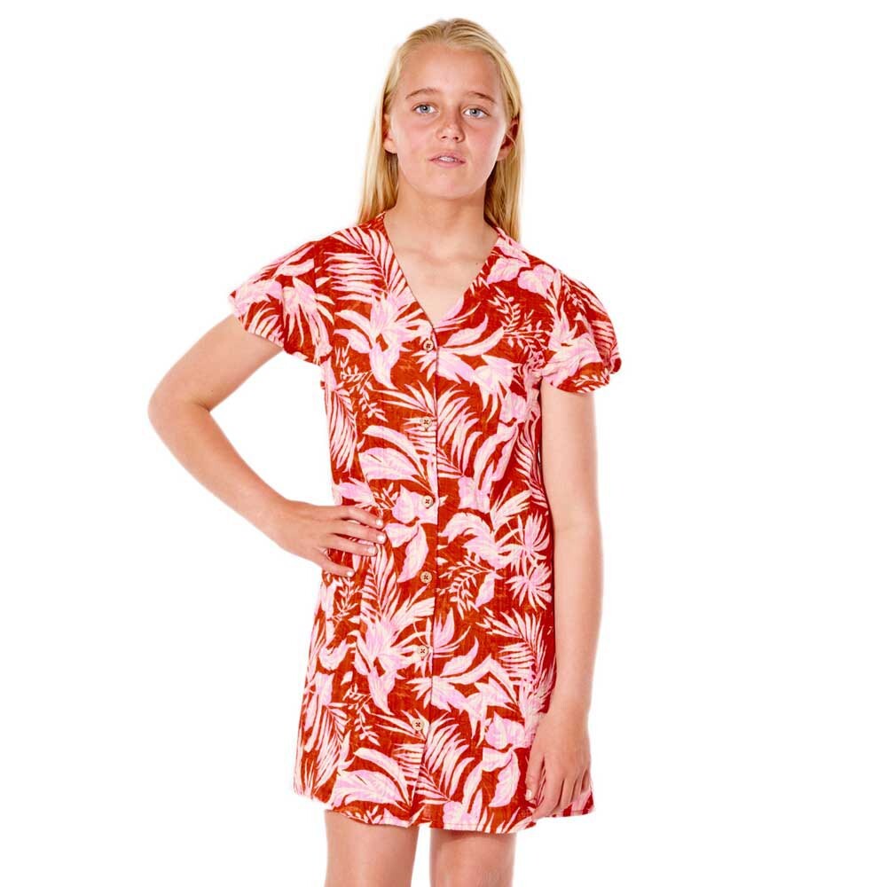 

Платье с коротким рукавом Rip Curl Sun Rays Mini, красный