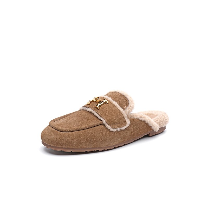 

Мюли женские с закрытым носком женские Moon Buds, цвет Velvet brown 03T