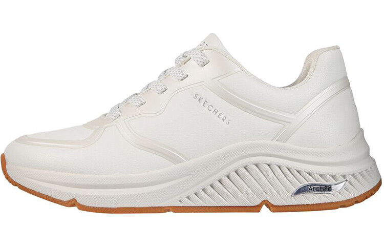 

Кроссовки женские с низким верхом кремово-белые Skechers