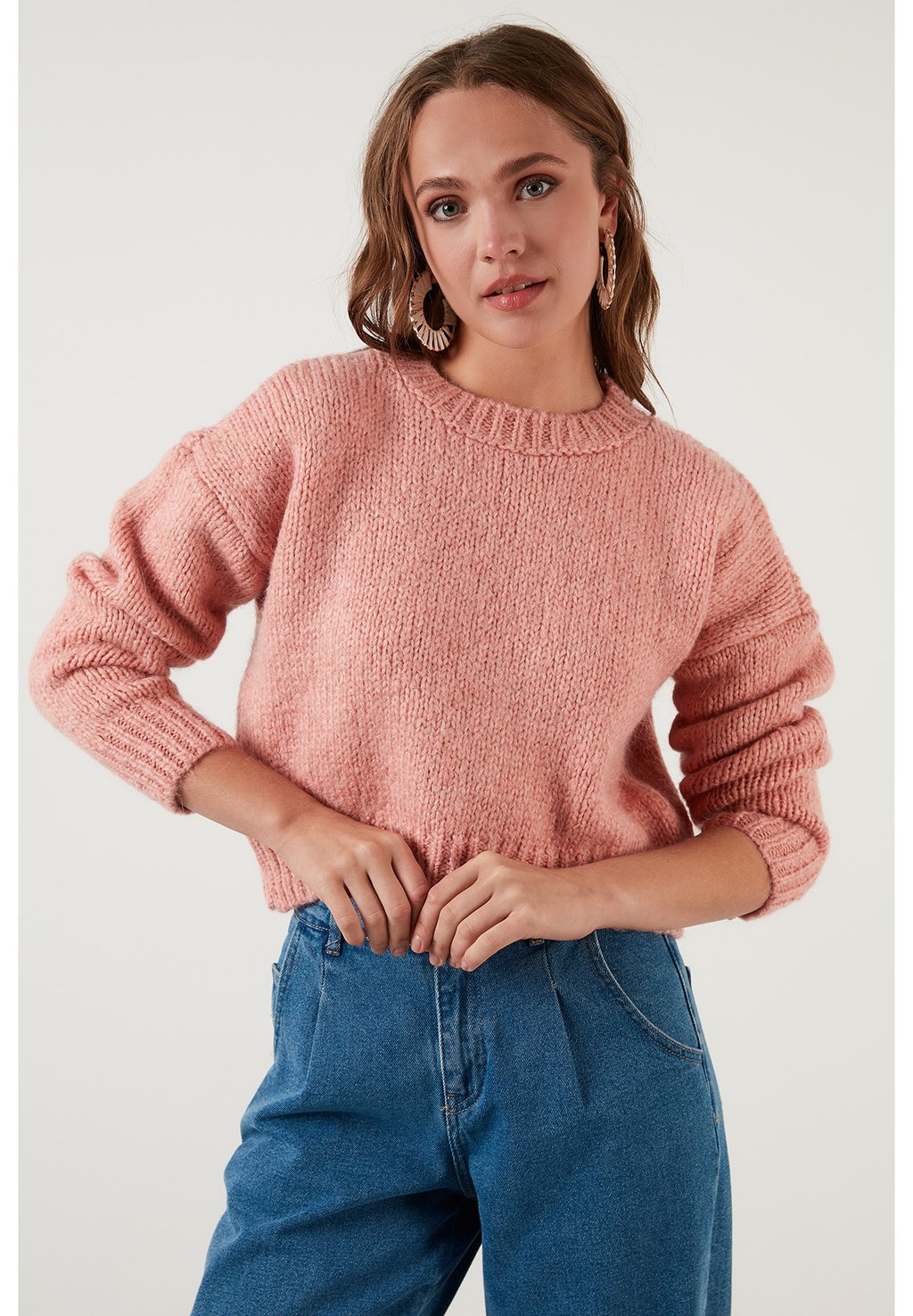 Вязаный свитер LELA, цвет salmon