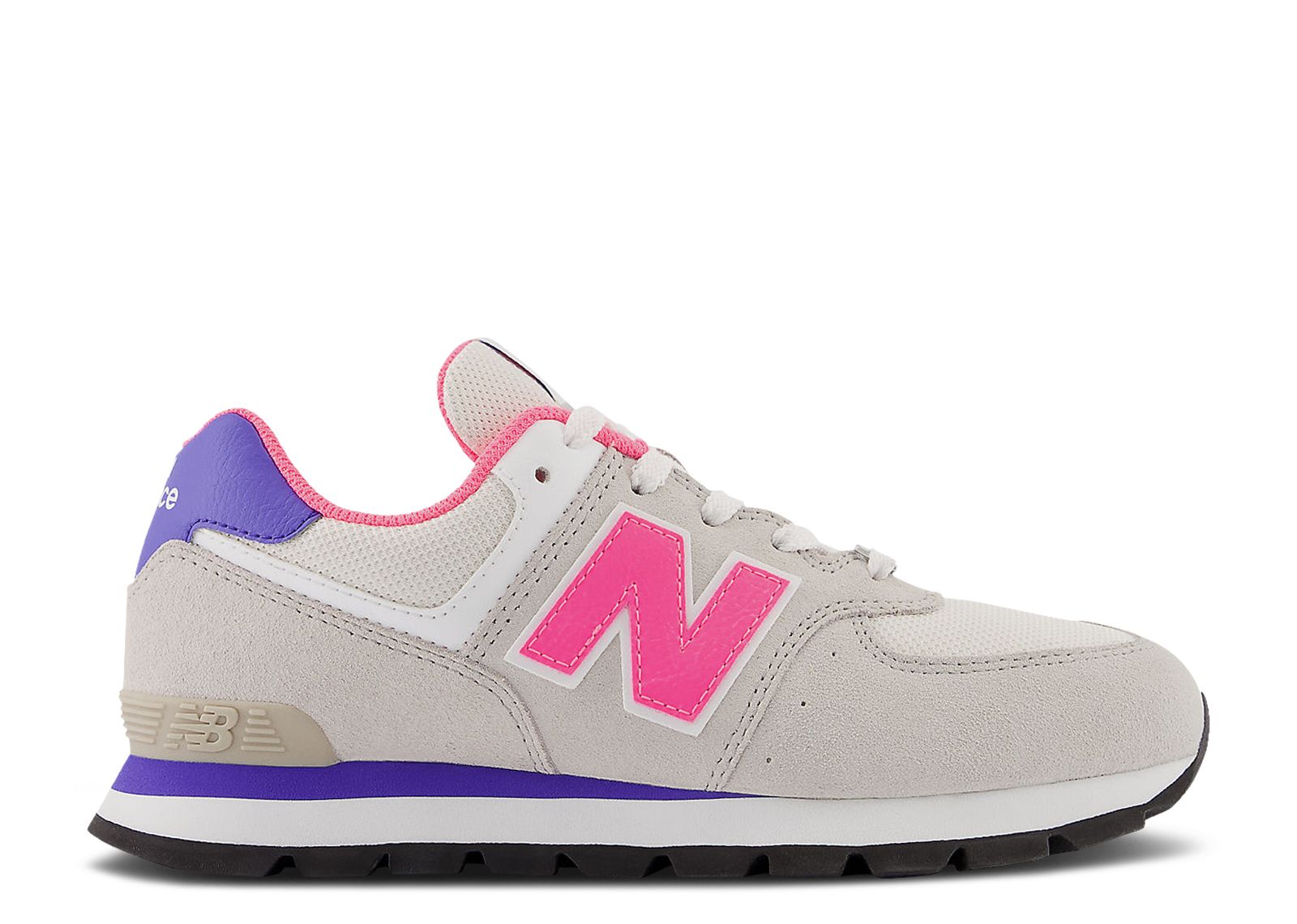 

Кроссовки New Balance 574 Big Kid 'Summer Fog Neon Pink', серый