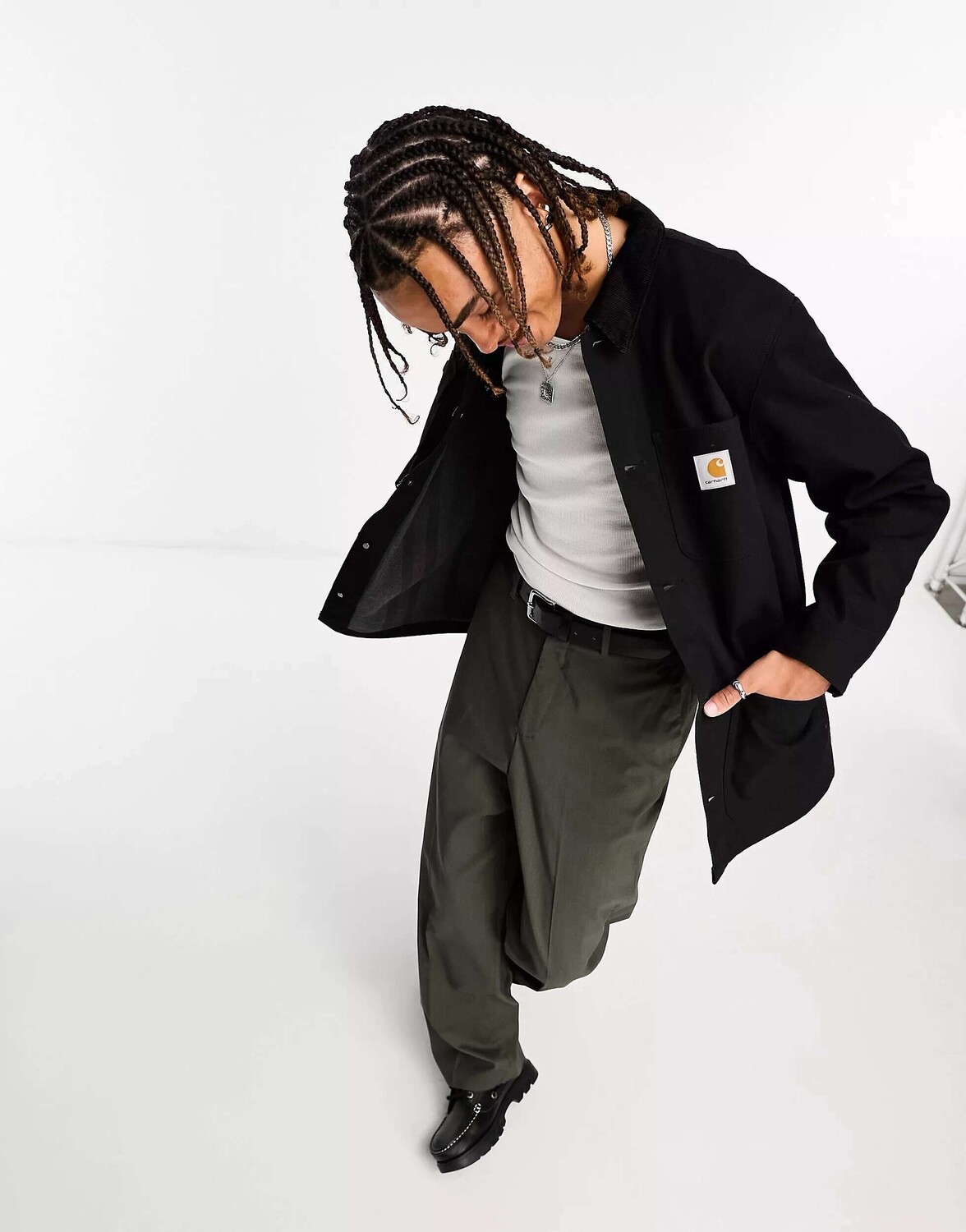 

Черная куртка Carhartt WIP michigan, Черный