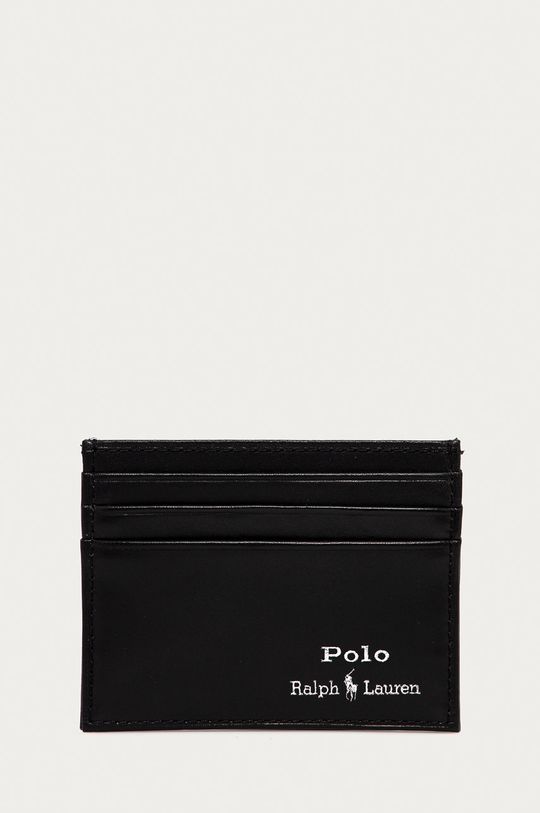 Кожаный кошелек Polo Ralph Lauren, черный