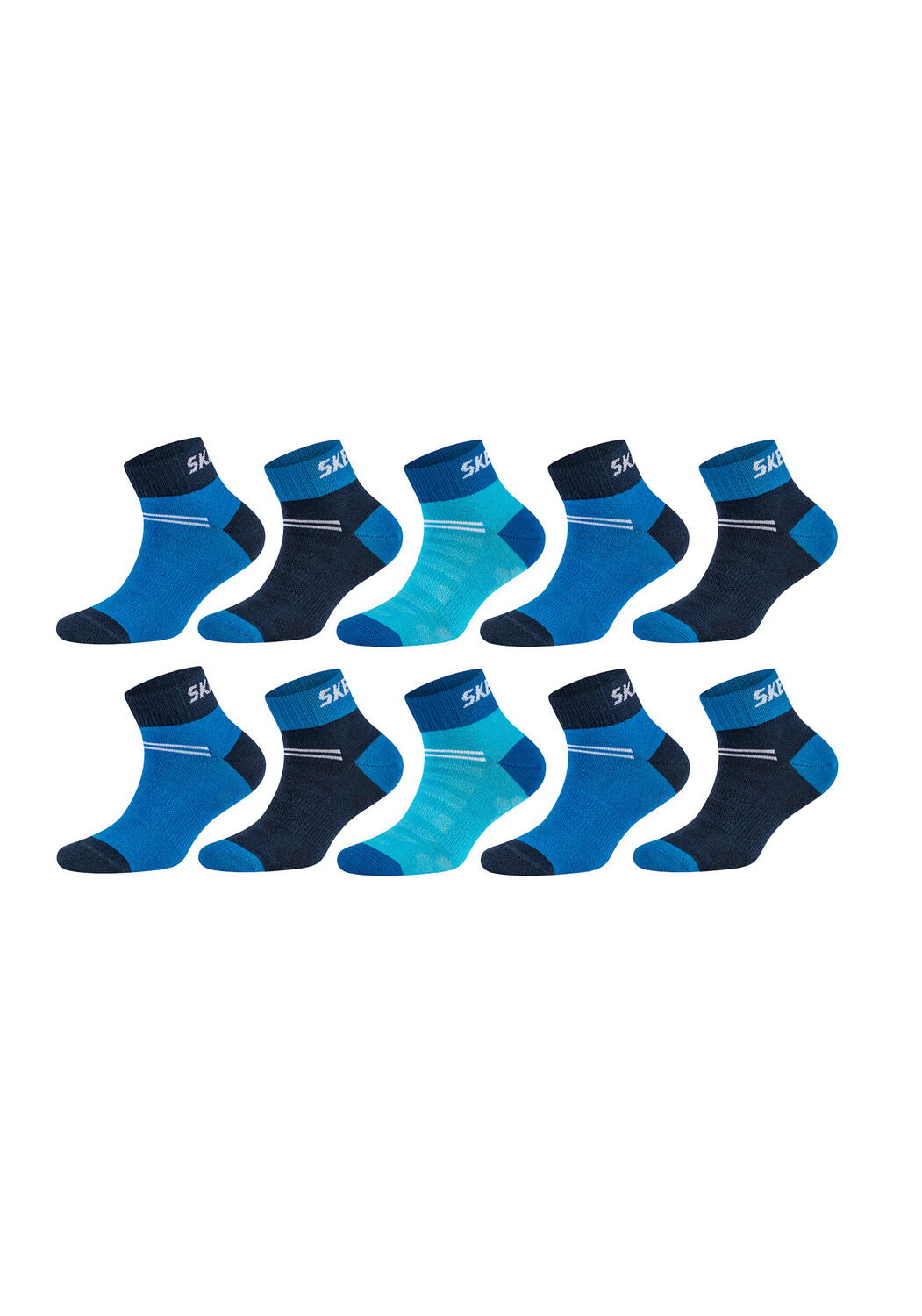 

Носки Skechers 10 шт mesh ventilation, синий