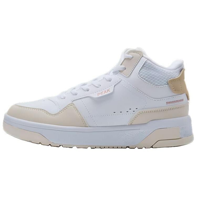 

Кроссовки PEAK Skateboarding Shoes Women's Mid-top Big White/beige, бежевый