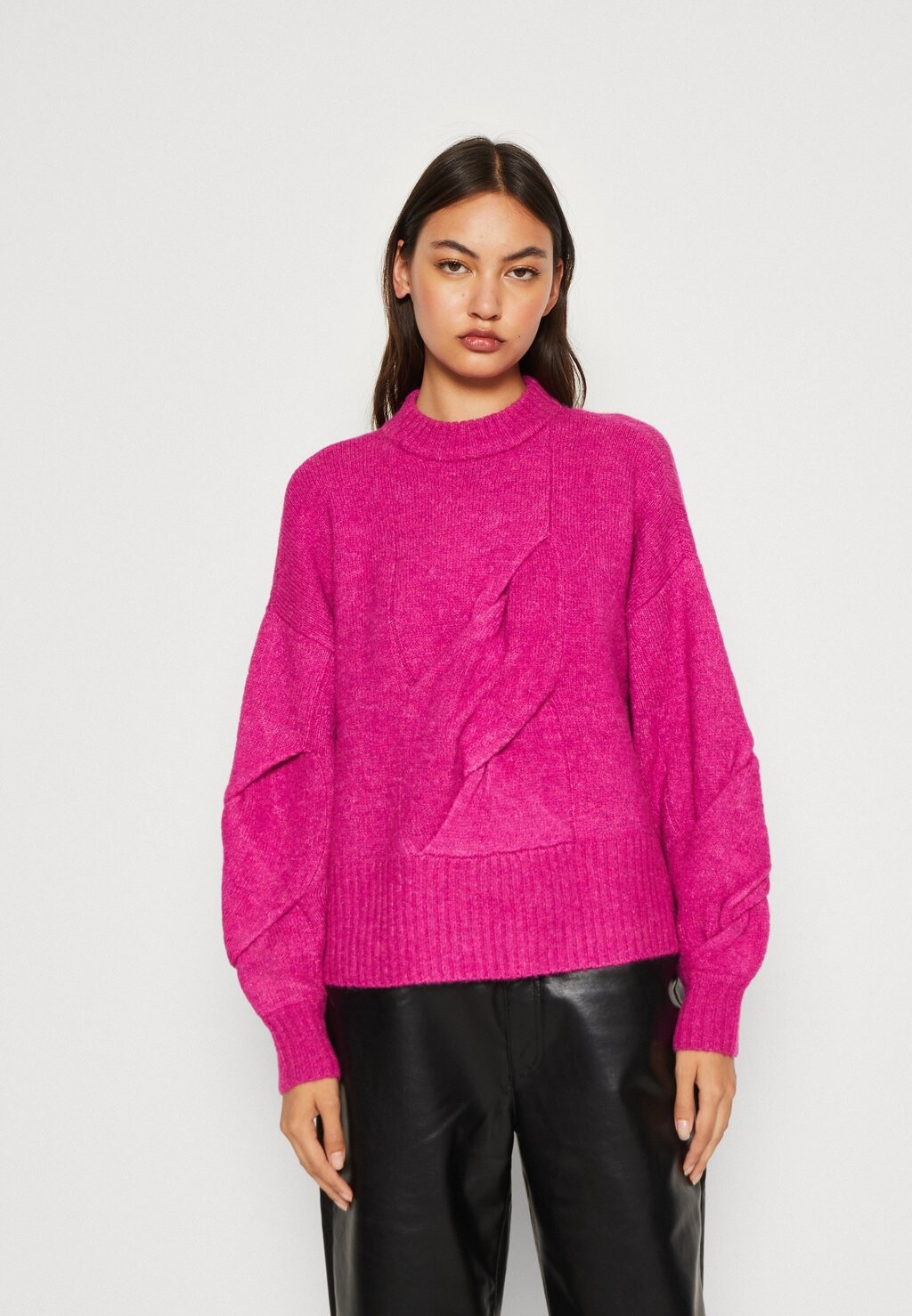 

Свитшот YAS YASLEXU, цвет rose violet