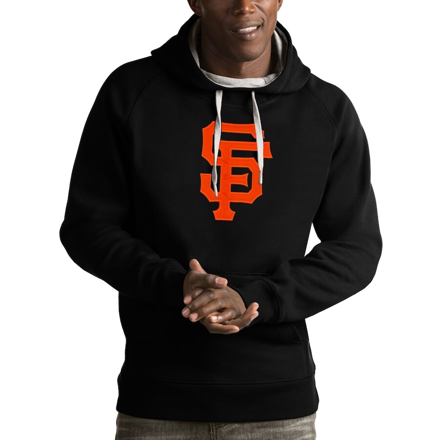 

Пуловер с капюшоном Antigua San Francisco Giants, черный