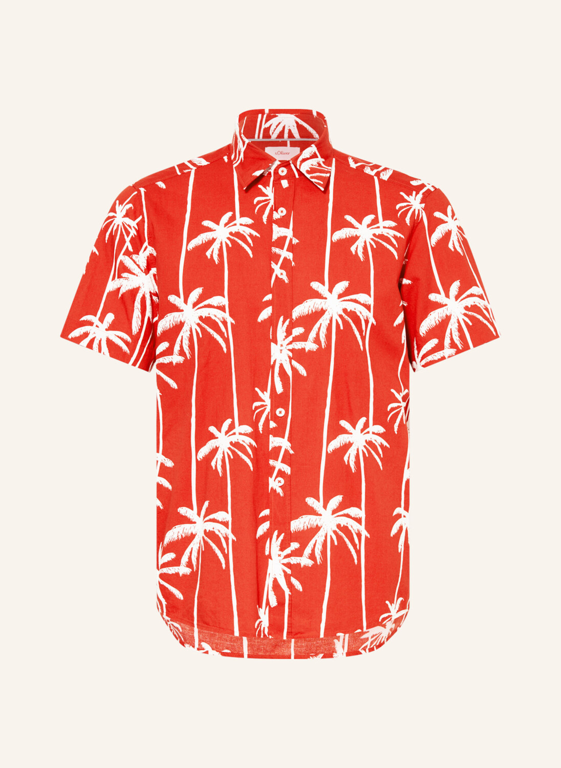 

Рубашка s.Oliver RED Comfort Fit, красный