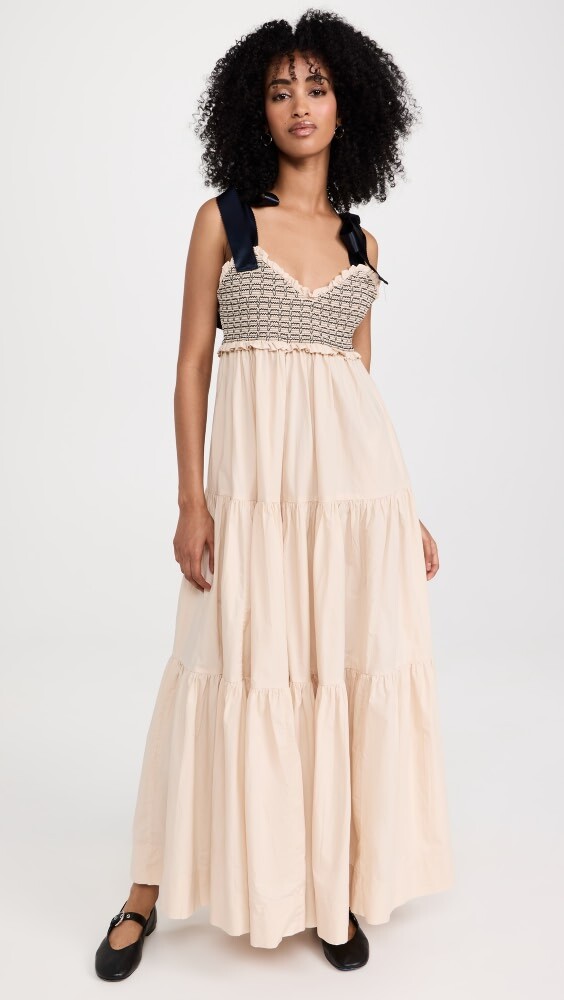 

Платье макси Free People Bluebell Solid