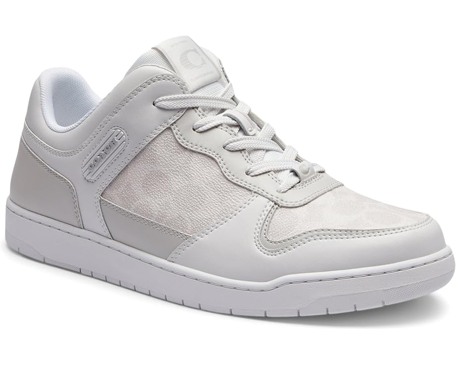 Кроссовки COACH C201 Signature Sneaker, цвет Optic White