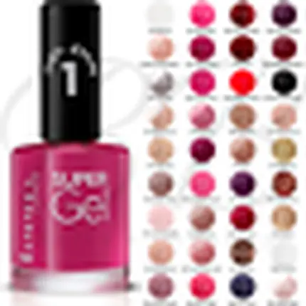 

Стойкий лак для ногтей Super Gel High Shine № 58 Verry Berry 12 мл, Rimmel