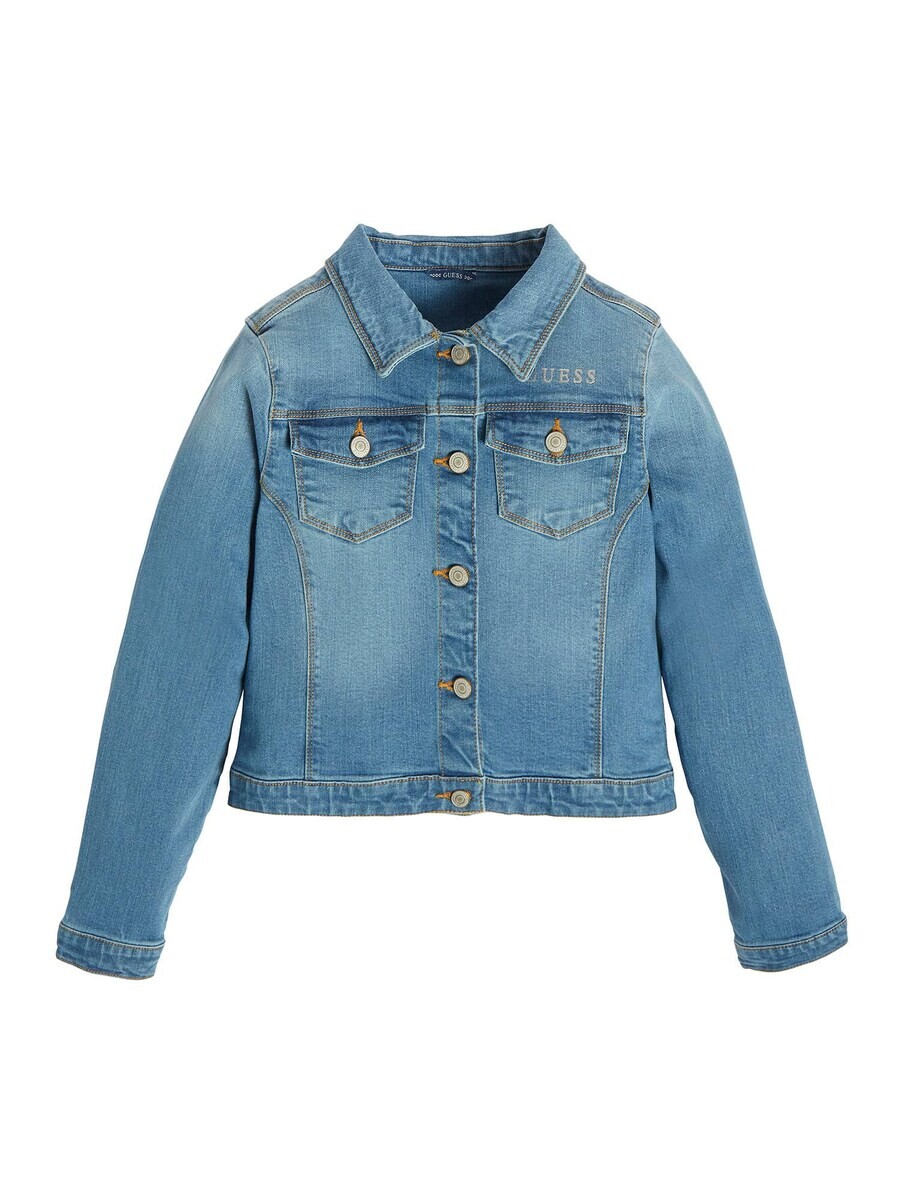 

Межсезонная куртка Guess, синий джинсовый