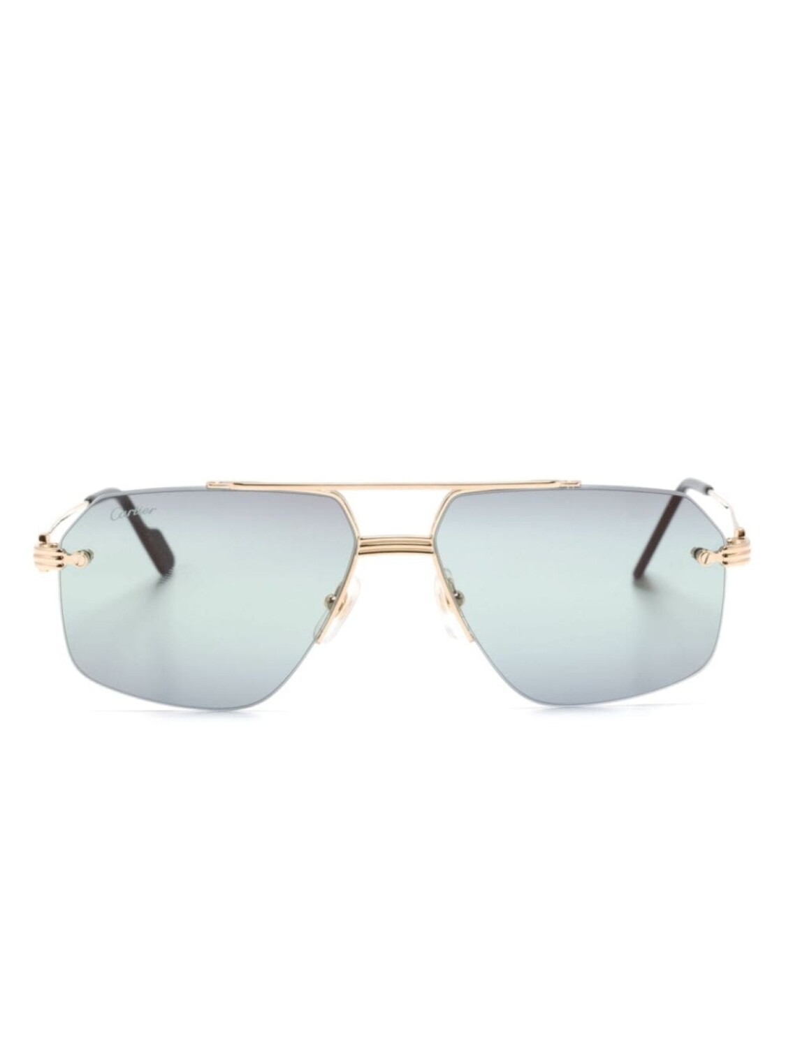 

Cartier Eyewear солнцезащитные очки-пилоты Première de Cartier, черный