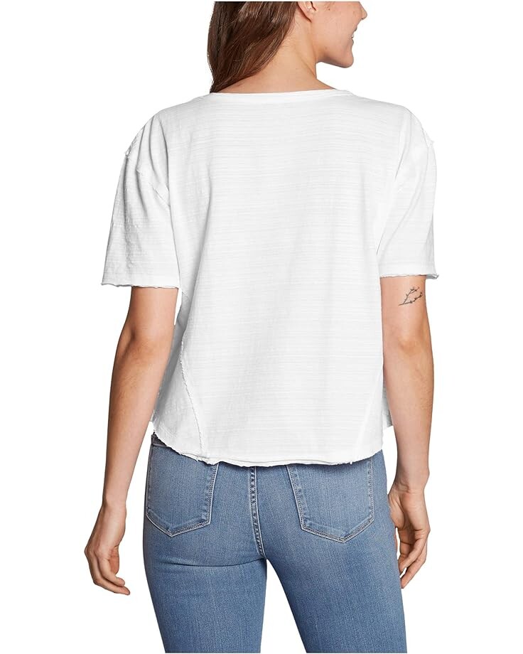 

Футболка Eddie Bauer Adventure Elbow U-Neck Tee, белый