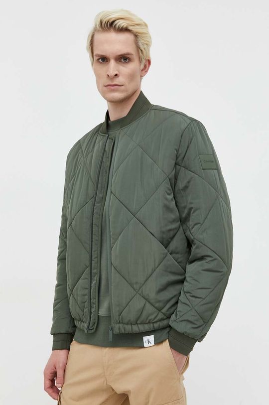 Куртка-бомбер Calvin Klein, зеленый