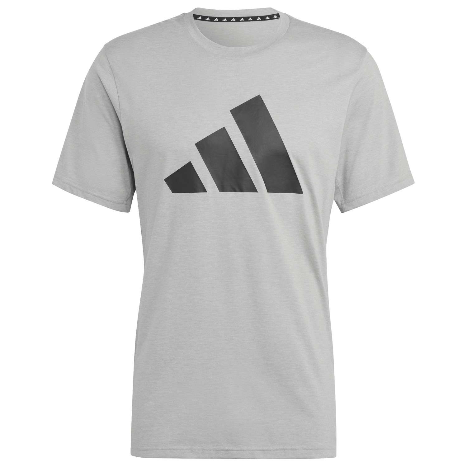 Функциональная рубашка Adidas Training Essentials FR Logo Tee, цвет Medium Grey Heather/Black new pearl drums logo black grey tee men size s to 4xl t shirt usa size