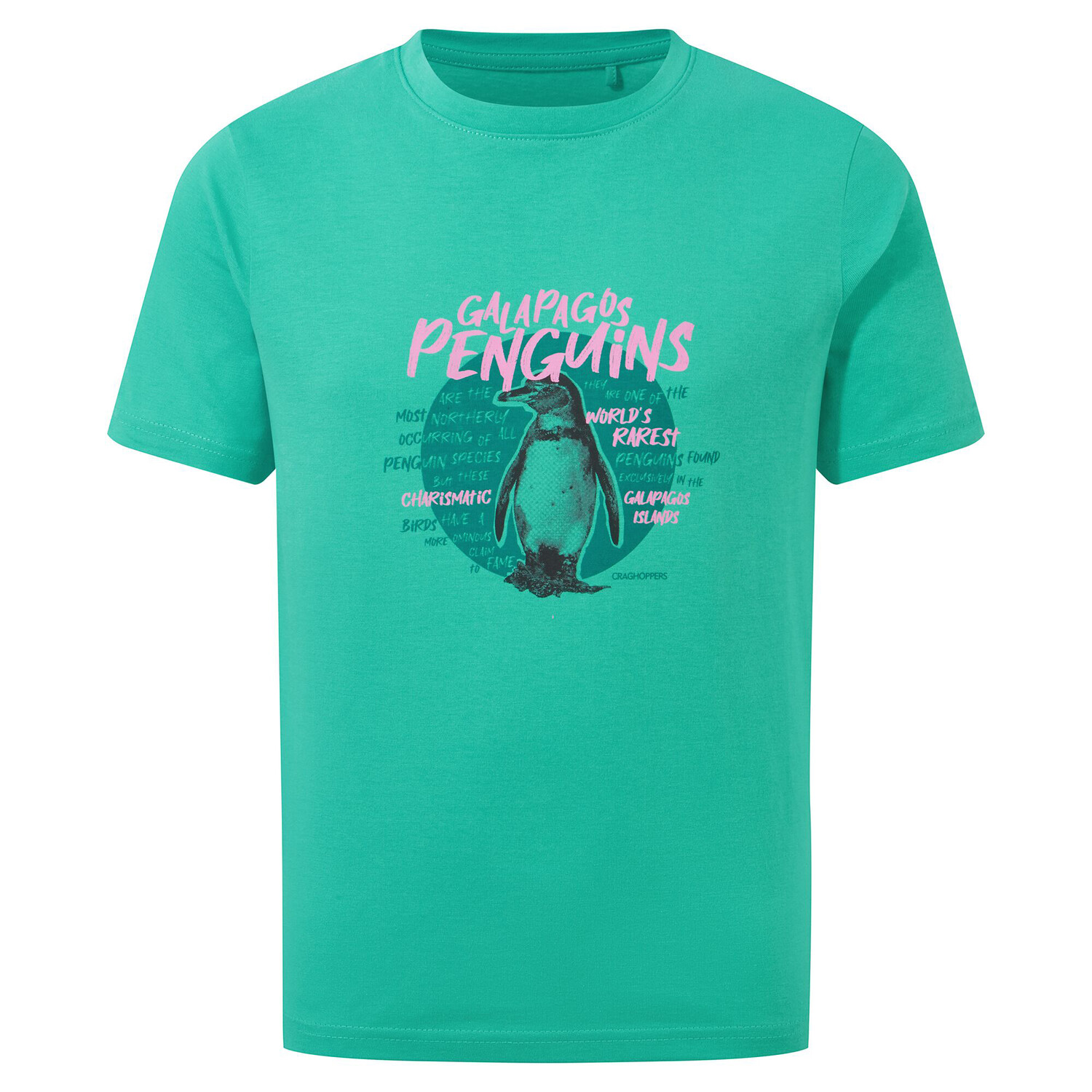 

Топ Craghoppers T Shirt Ellis, цвет Ocean Green Penguin