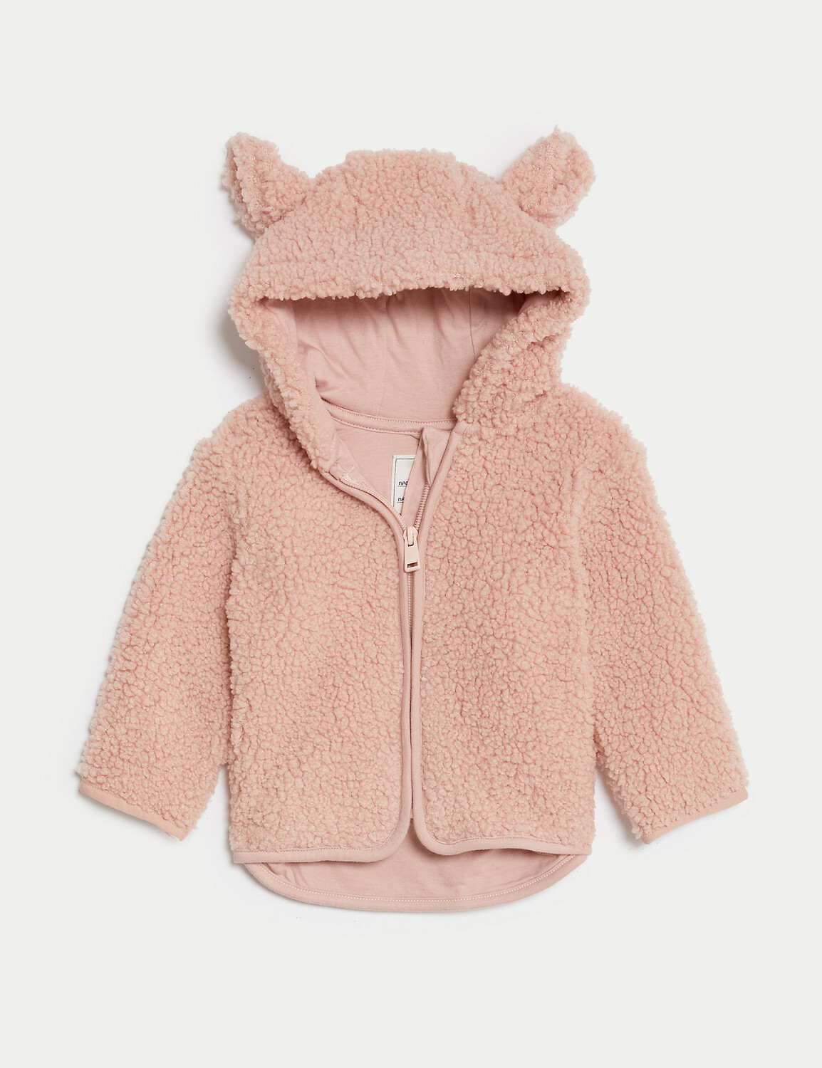 

Куртка с капюшоном (0–3 года) Marks & Spencer, розовый