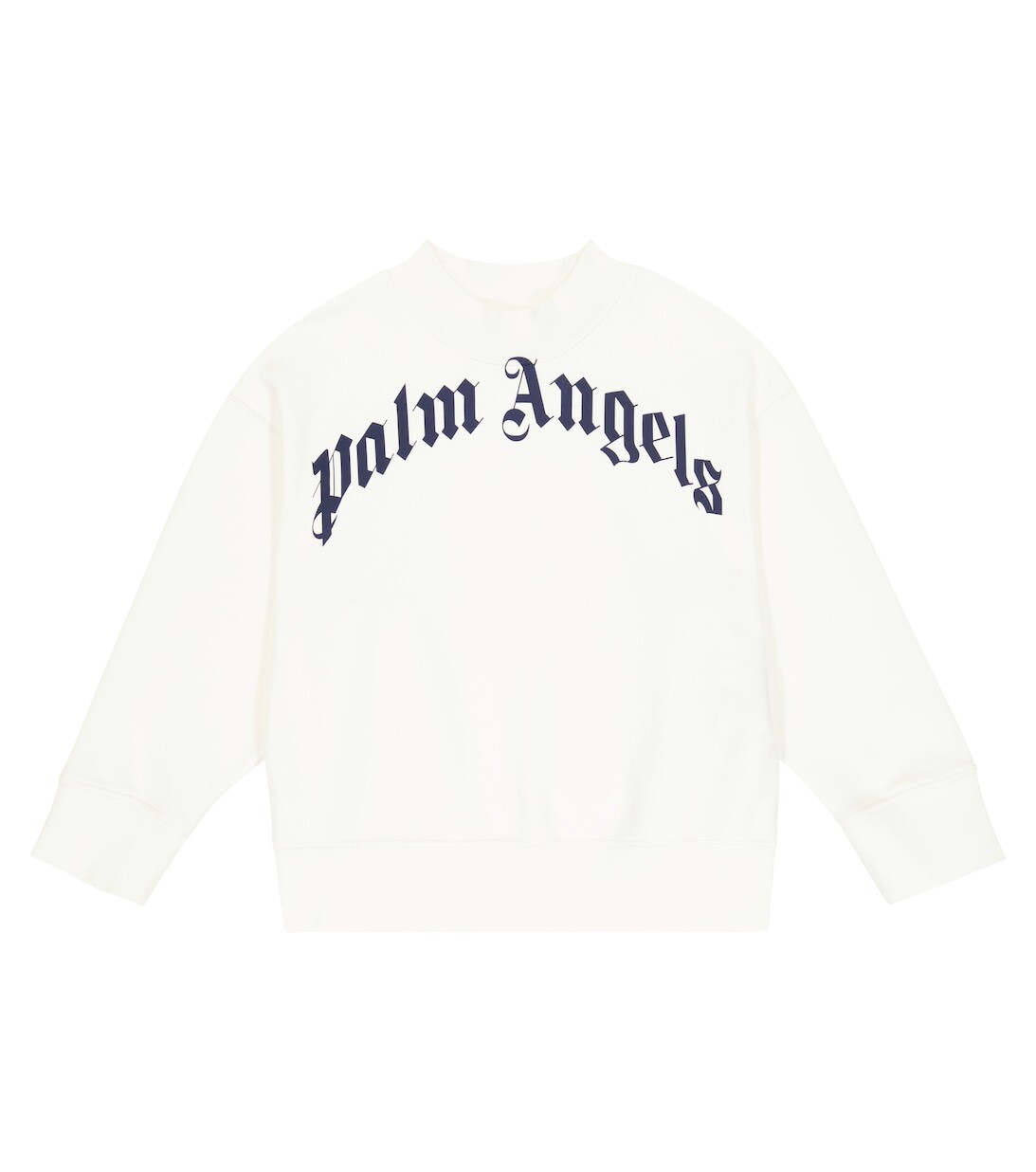 

Толстовка из хлопкового джерси с логотипом Palm Angels, белый