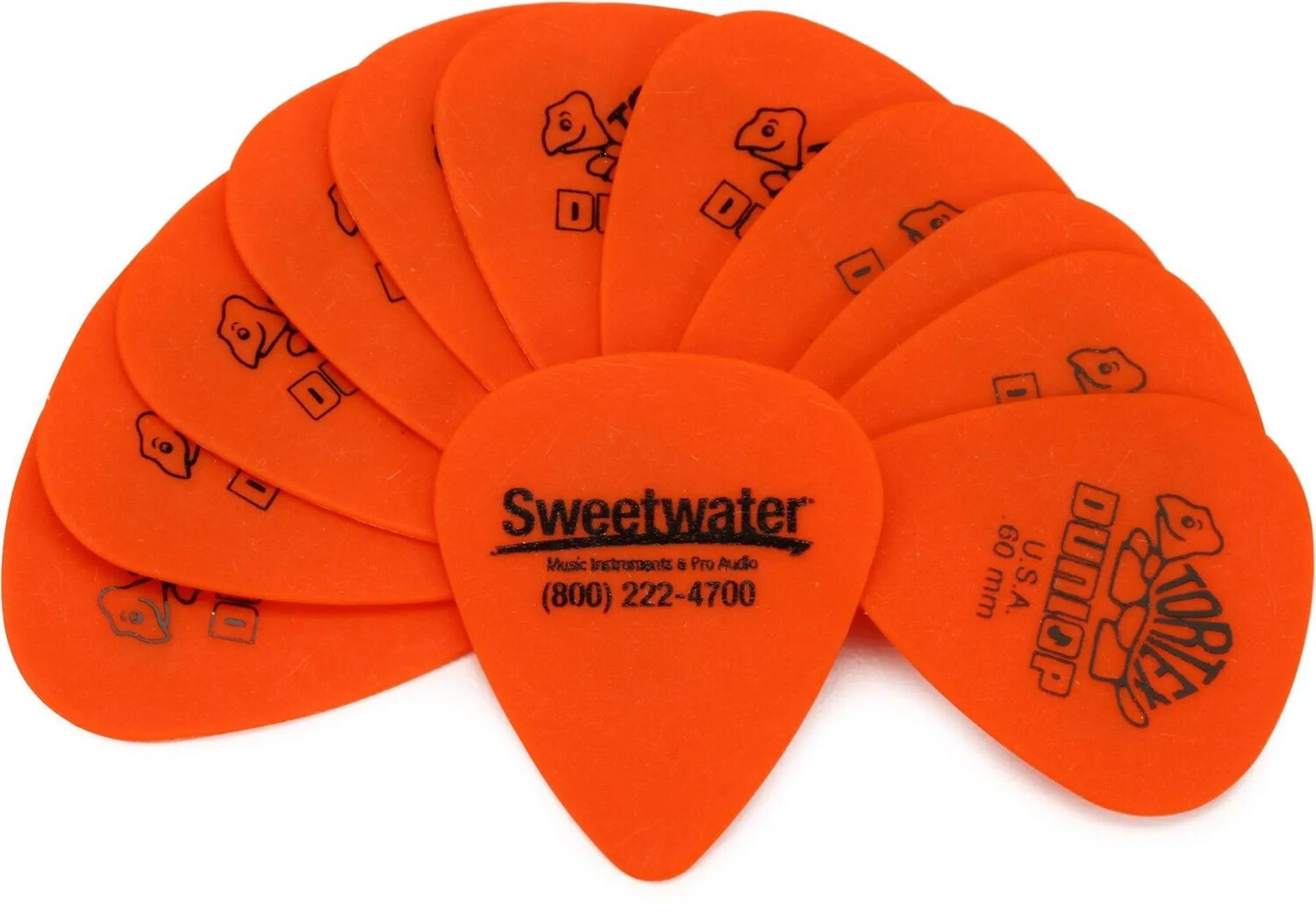 

Медиаторы Dunlop Sweetwater Tortex — 0,60 мм, оранжевые (эксклюзивно для Sweetwater в упаковке, 12 шт.)
