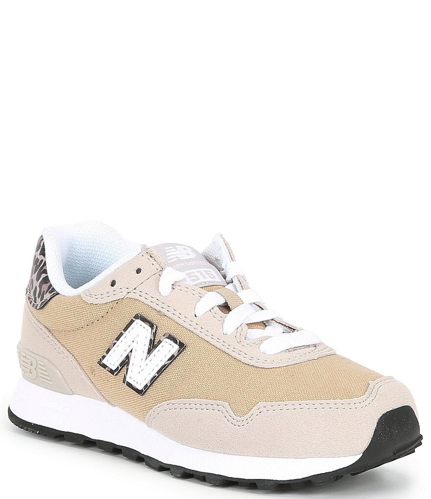

Кроссовки New Balance для девочек 515 (для малышей), бежевый