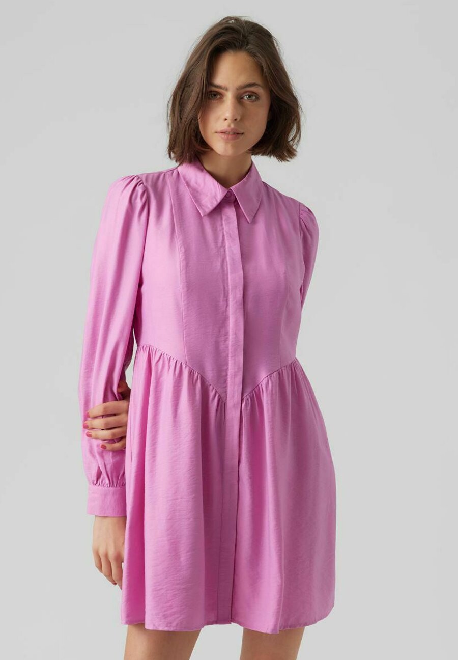 

Платье-рубашка Vero Moda, сиреневый