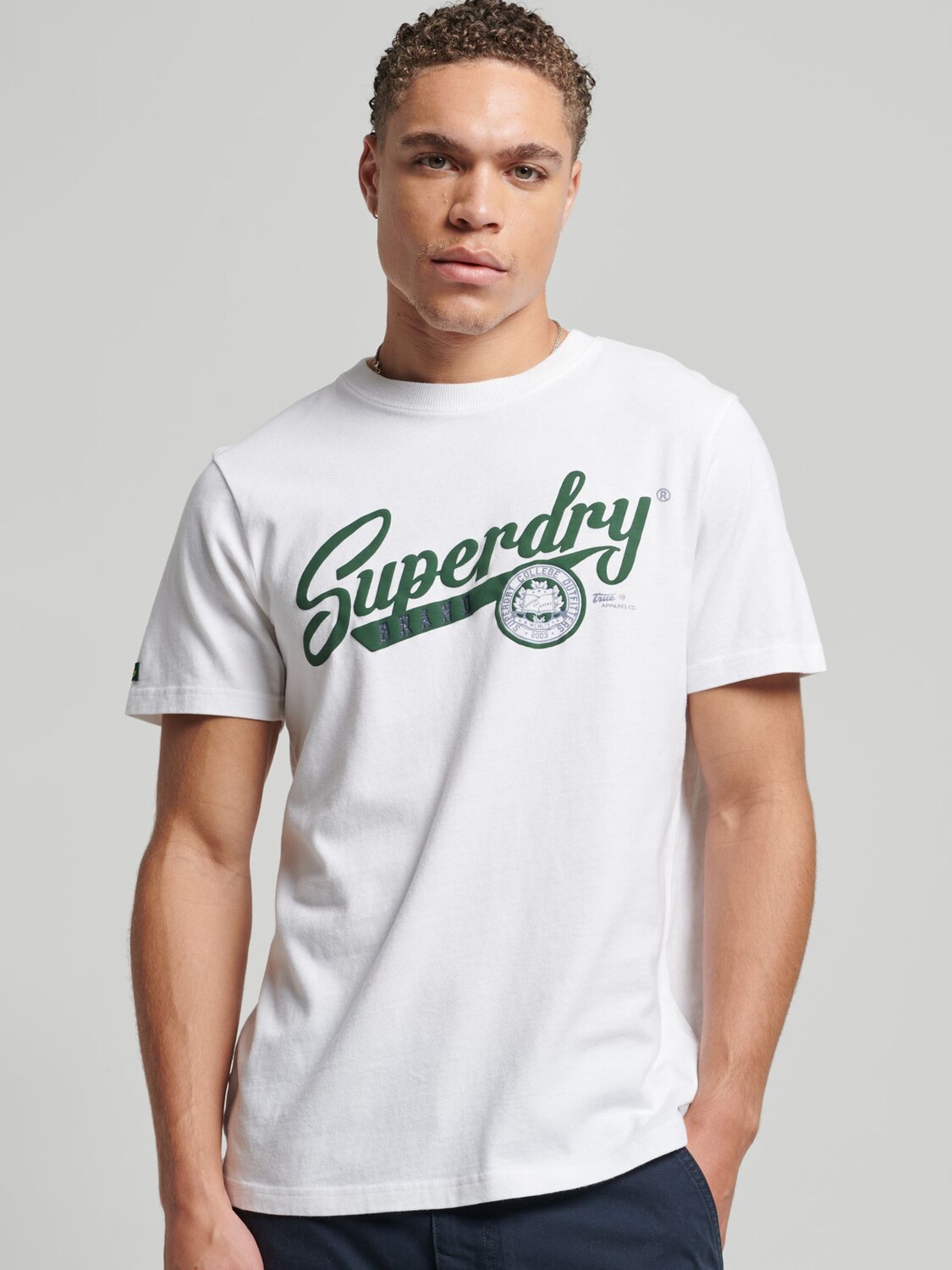 

Футболка College с надписью Superdry Vintage, оптика