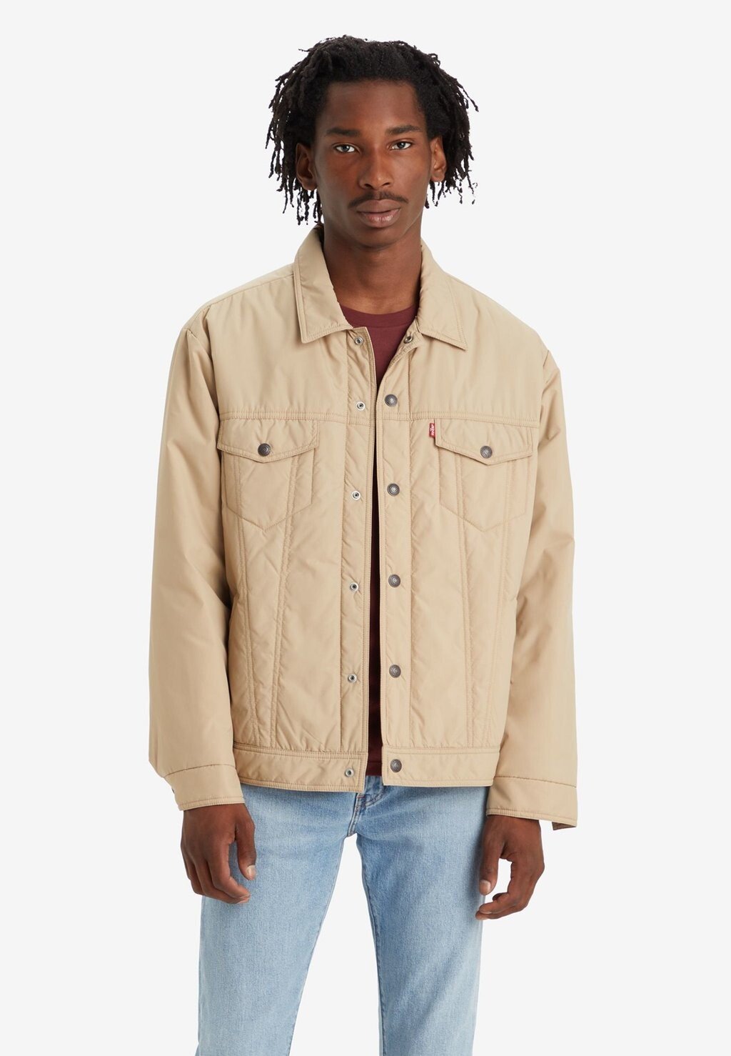 

Куртка Levi's PADDED TRUCK, цвет true chino