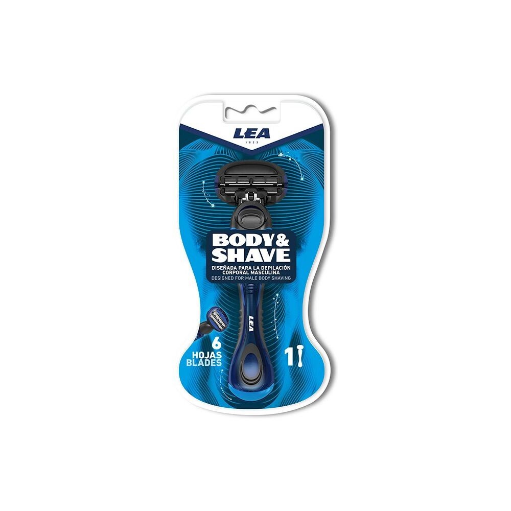 Бритва Body and shave maquinilla de afeitar 6 hojas Lea, 1 шт пульт huayu для телевизора akai lea 24d82m