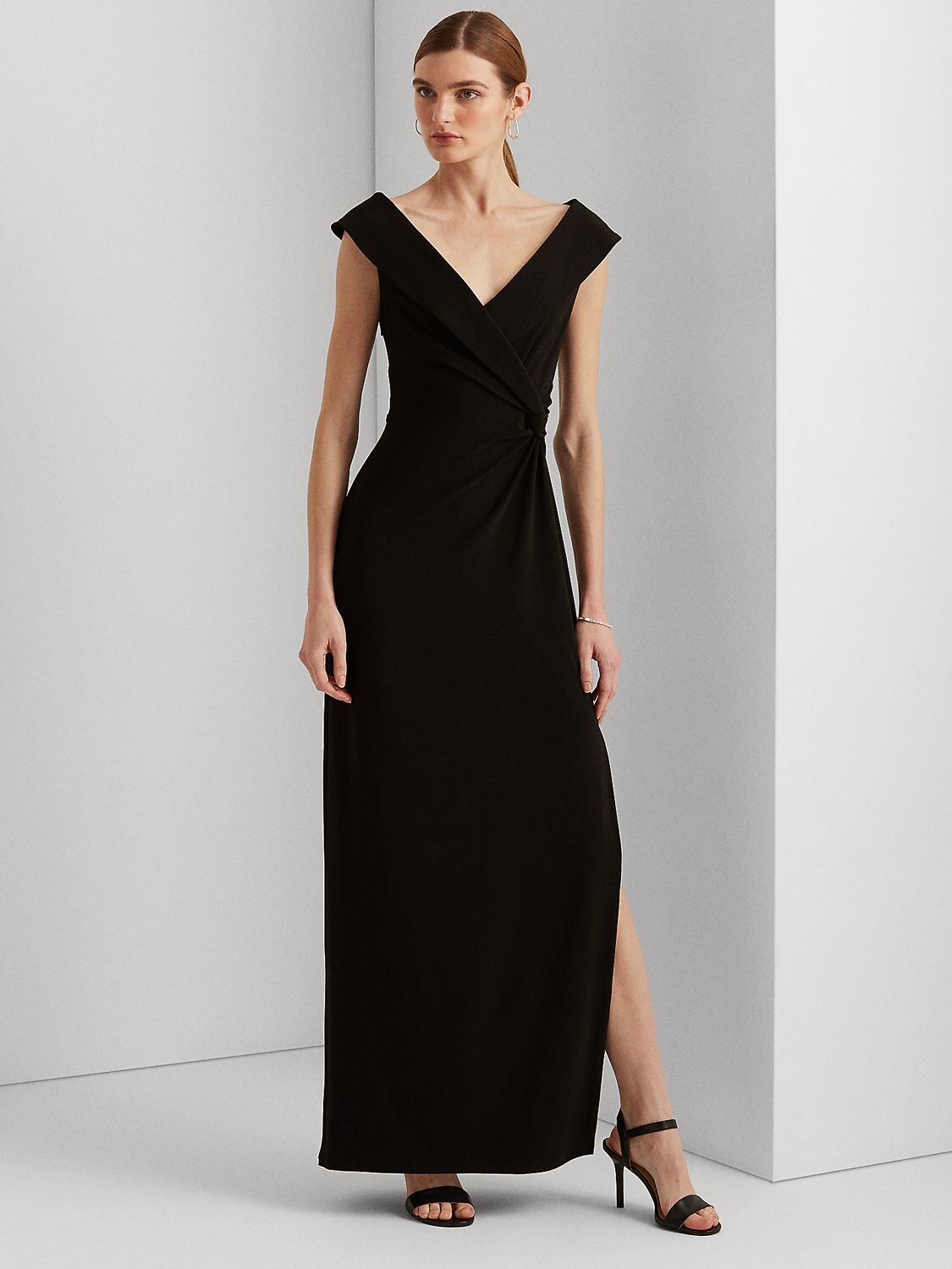 

Платье-колонна в пол Lauren Leonidas Ralph Lauren, черный