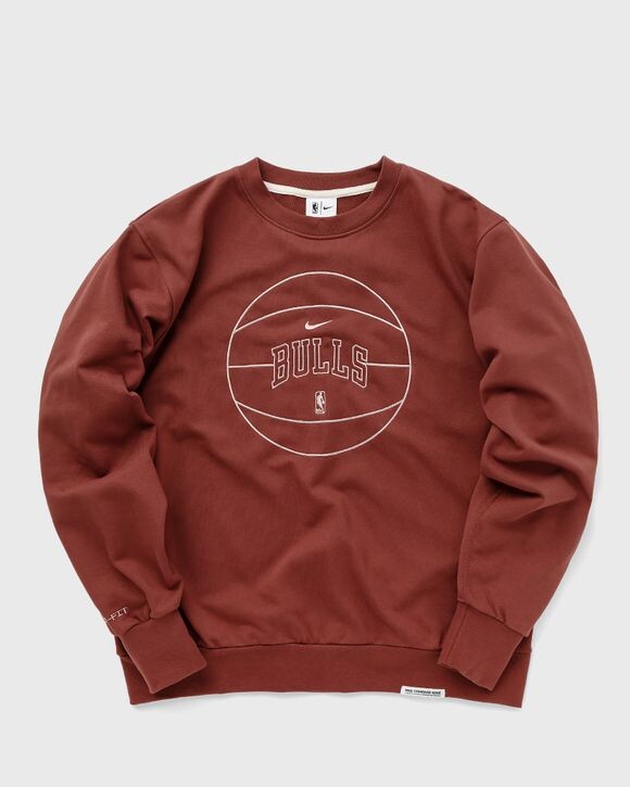 

Толстовка Nike Chicago Bulls Standard Issue Dri-Fit Nba Sweatshirt, цвет dark pony/pale ivory/diffused taupe