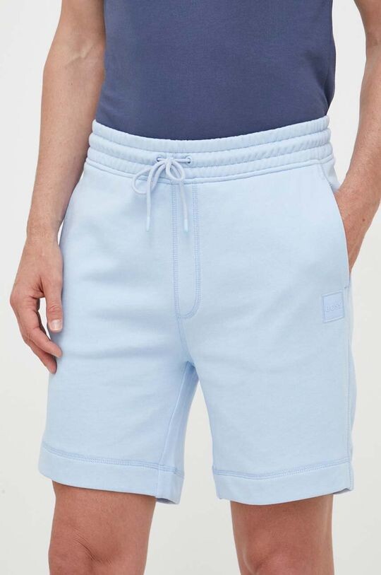 

BOSS BOSS CASUAL хлопковые шорты Boss Orange, синий