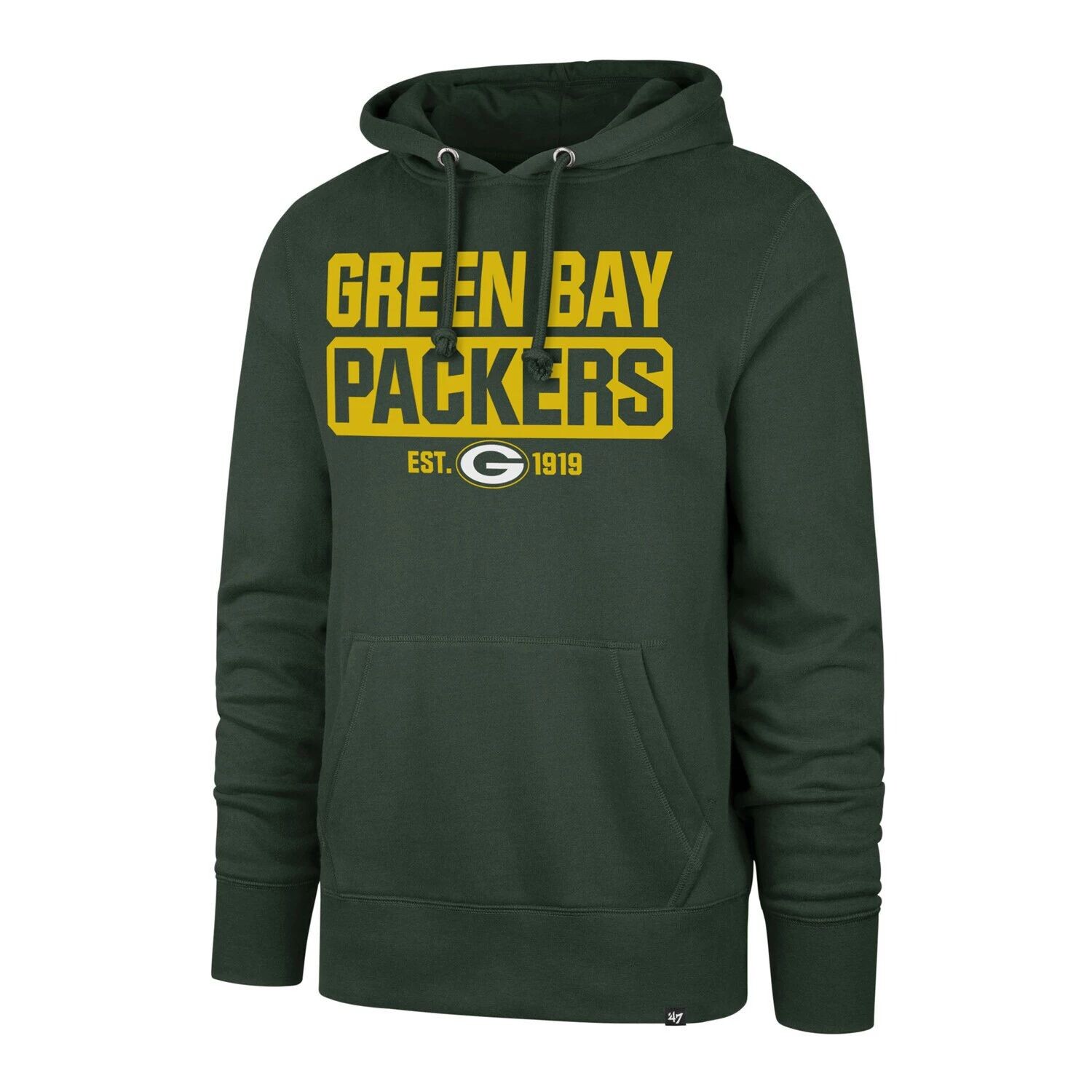 

Мужской пуловер с капюшоном '47 Green Bay Packers Box Out Headline