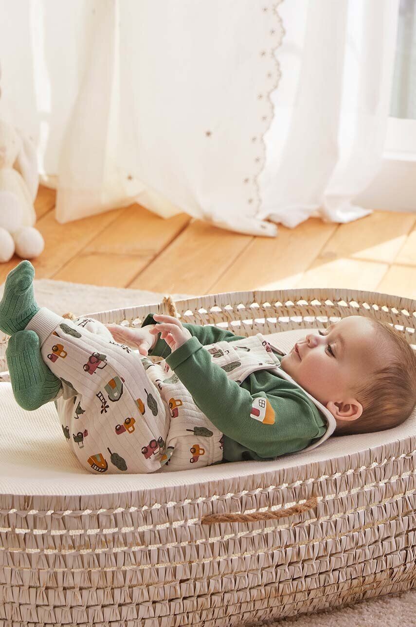

Хлопковый костюм для новорожденных Mayoral Newborn, зеленый