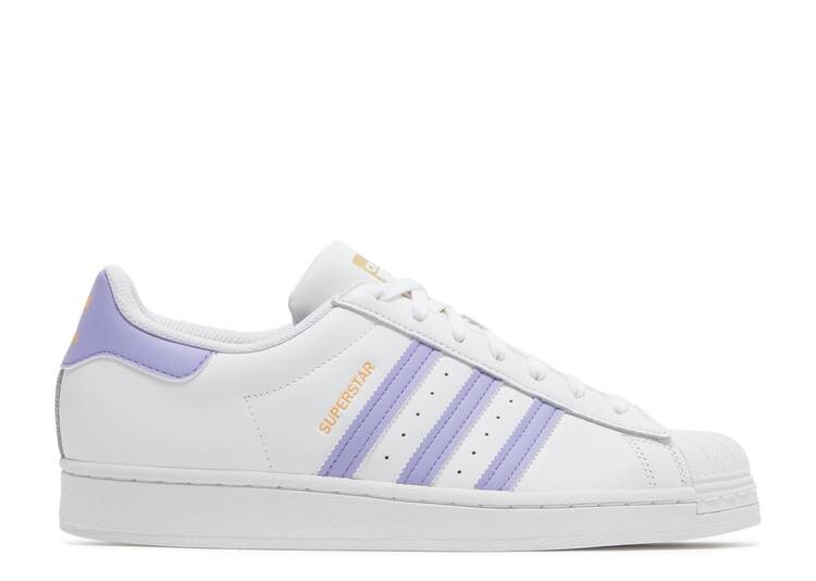 

Кроссовки Adidas SUPERSTAR 'WHITE LIGHT PURPLE', белый