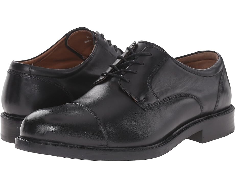 

Оксфорды Johnston & Murphy Tabor Dress Cap Toe Oxford, цвет Black Calfskin